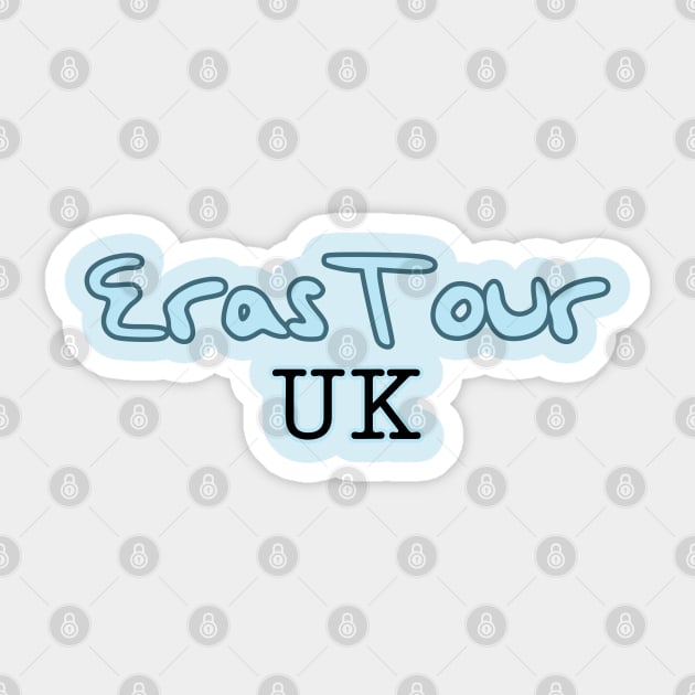 Eras Tour UK Sticker by Likeable Design